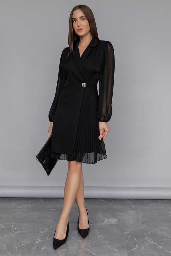 Long jacket & dress (3270/Black)