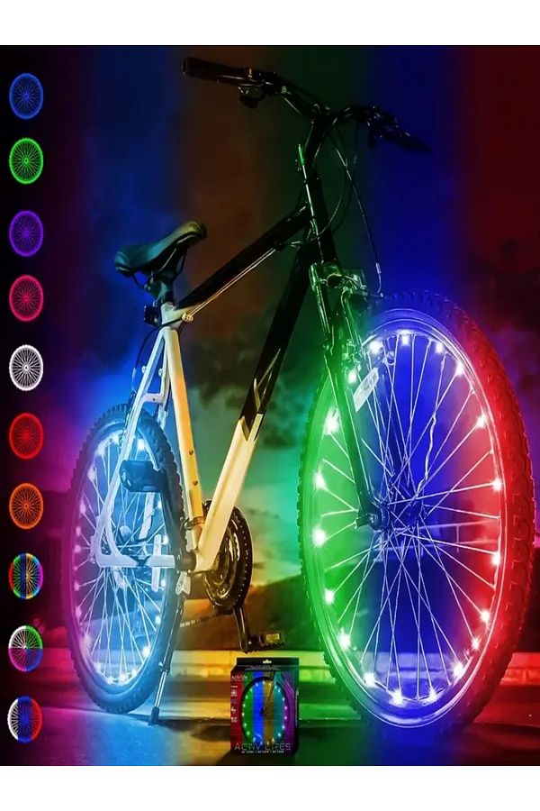 Tex 4 Different Light Modes 19 Super Bright LED Bicycle Wheel