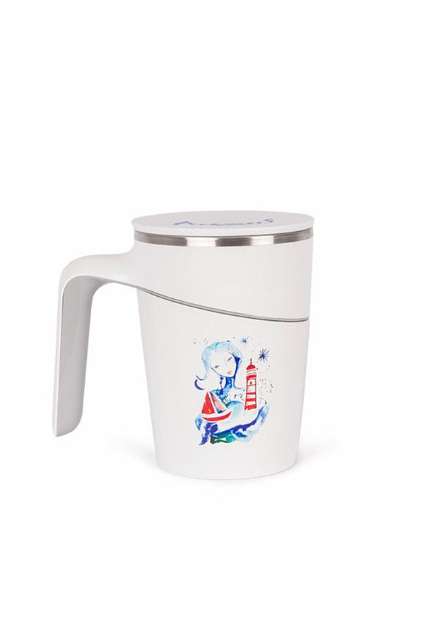 ANEMOSS-Lantern Girl - Non-Tipping Mug 1