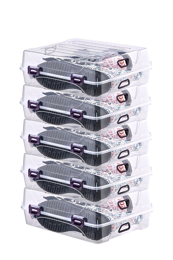 ALP HOME-5-Piece Transparent Boots and Storage Box with Breather Feature 1