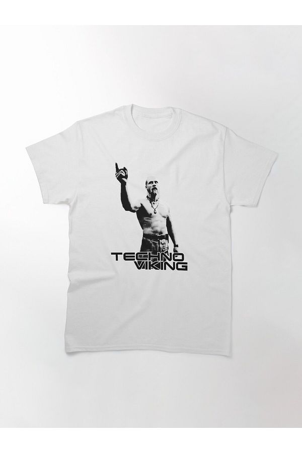 Qupa Butik Techno Viking Relaxed Fit T Shirt Trendyol