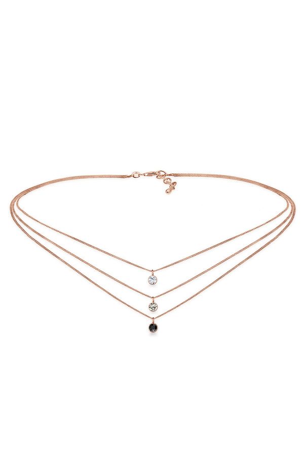 ELLI-Halskette Gerdanlık Kristal 925 Gümüş 1