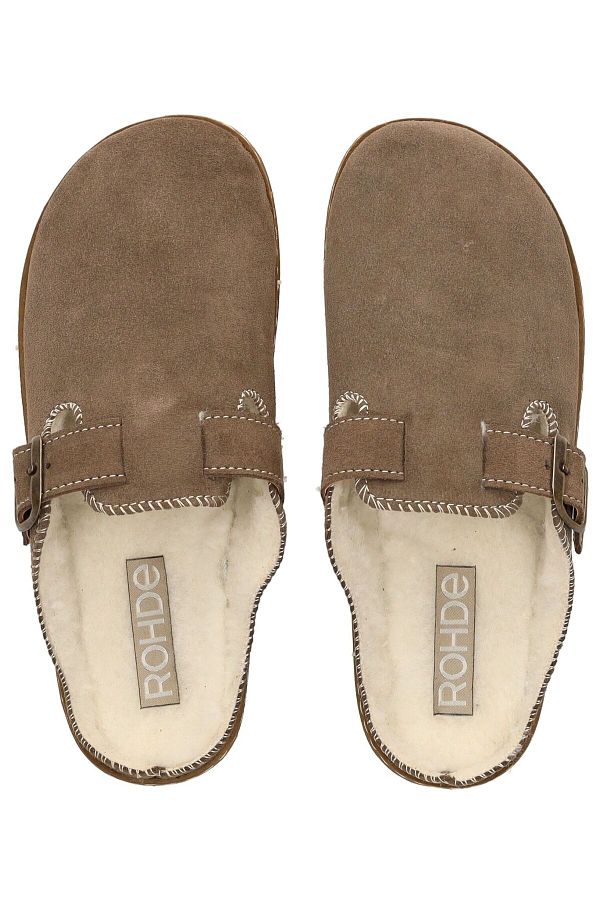 Rohde Slippers Brown Flat Trendyol