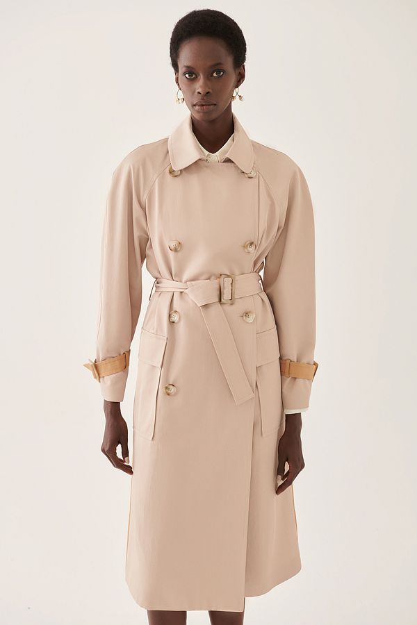 Camel color women's trench coat outlet