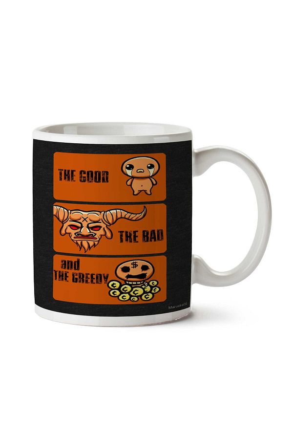 ART HEDİYE-The Good, The Bad and The Greedy Two Side Printed Mug 1