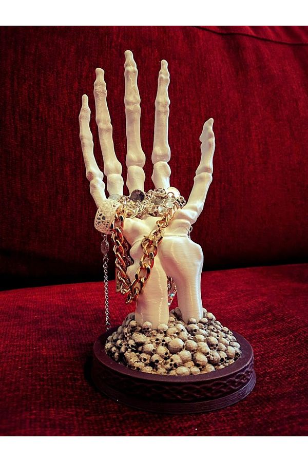 TuransoyCraft Skeleton Hand Jewelry Hanger Skeleton Hand Jewelry Stand Large Size Trendyol