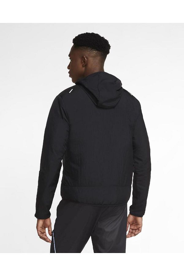Nike Men s Sports Running Aerolayer Hooded Jacket Black Trendyol