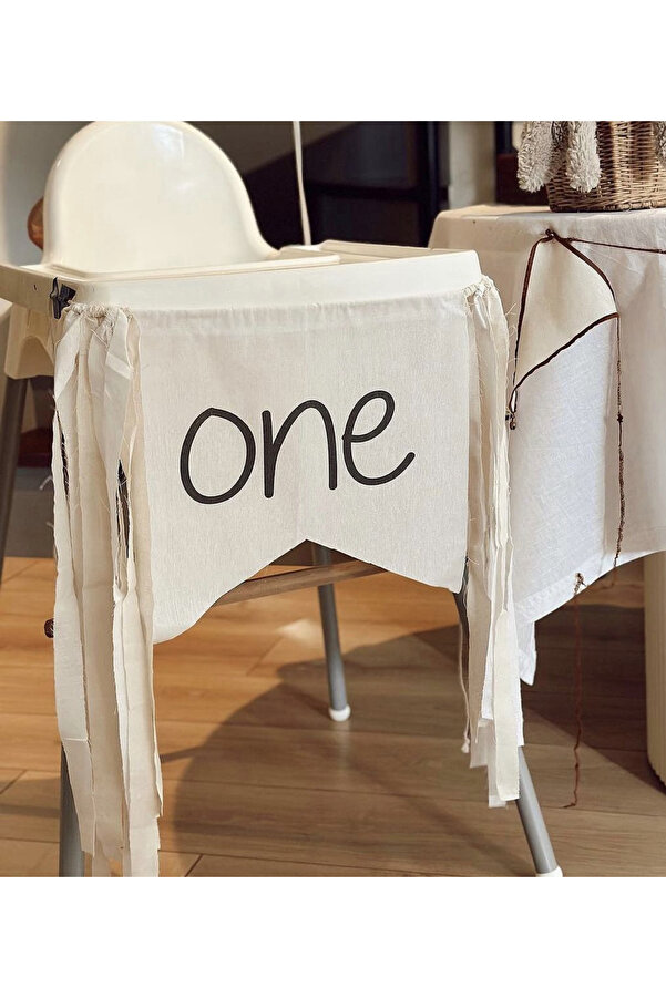 Kukuletaparty Doğum Günü Mama Sandalyesi Süsleme - one banner