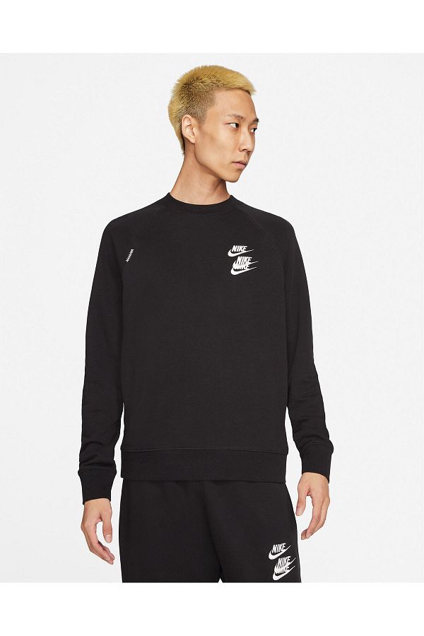 Nike men s black worldtour sweatshirt dn4407 010 Trendyol