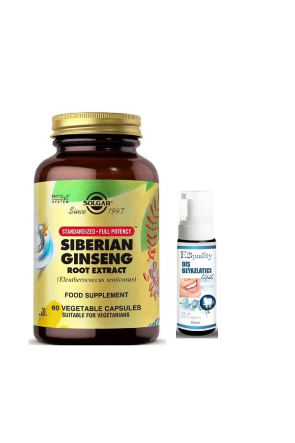 Solgar-Siberian Ginseng Root Extract - 60 Capsules Whitening Foam H 1