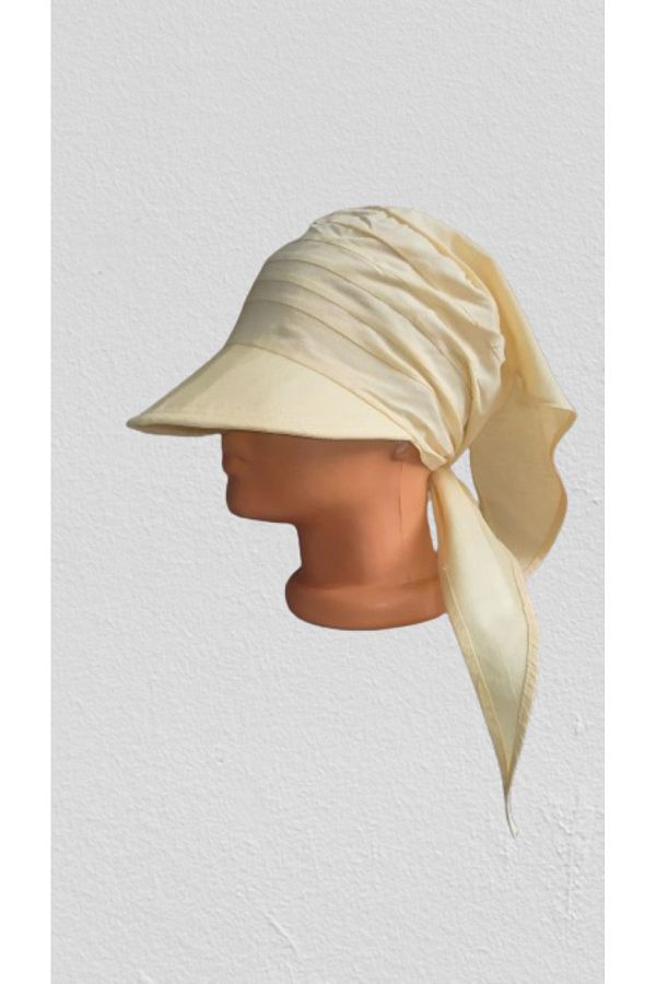 BERG-Pălărie de plajă Bandana cu eșarfă legată Safari pentru femei 1