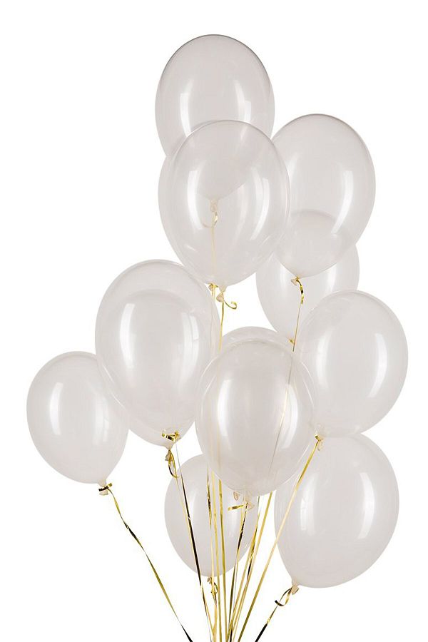 Partifabrik-Transparent Balloon Pack of 50 1