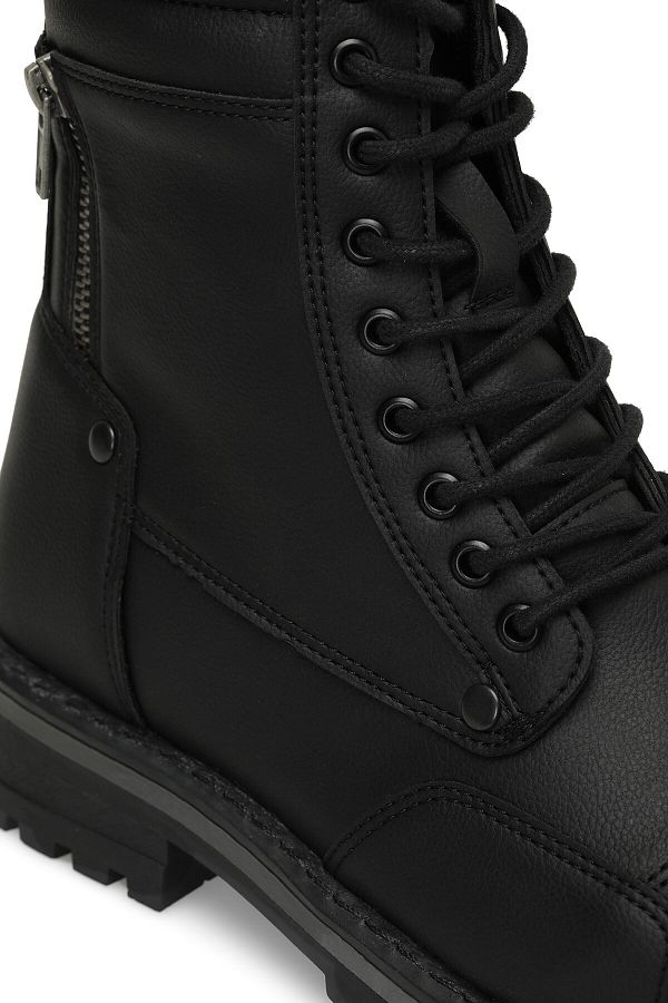 Kinetix EVANS 3PR Men s Black Biker Boots Trendyol