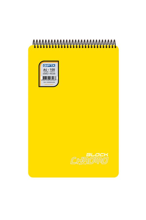Gıpta-Memo Pad Chromo Block Sp.pp KpkA4 80 Yp Striped 1