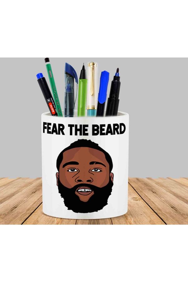 ART HED YE James Harden Fear The Beard Cactus Succulent Flower Pot Pen Holder Trendyol