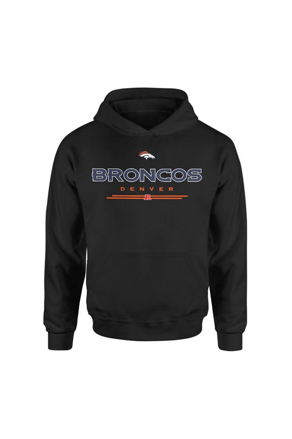 Black broncos sweatshirt deals