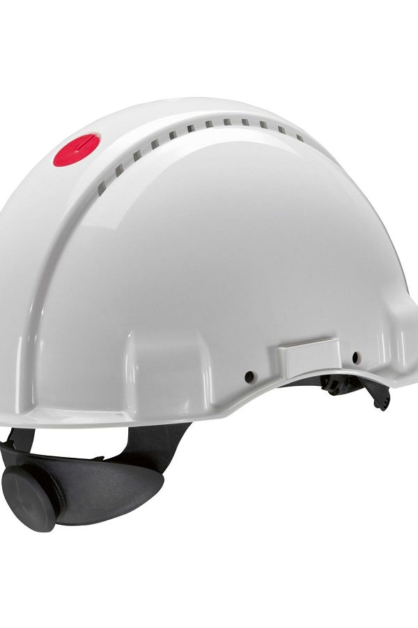 3M-G3000 Peltor White Vented Screw Helmet 1
