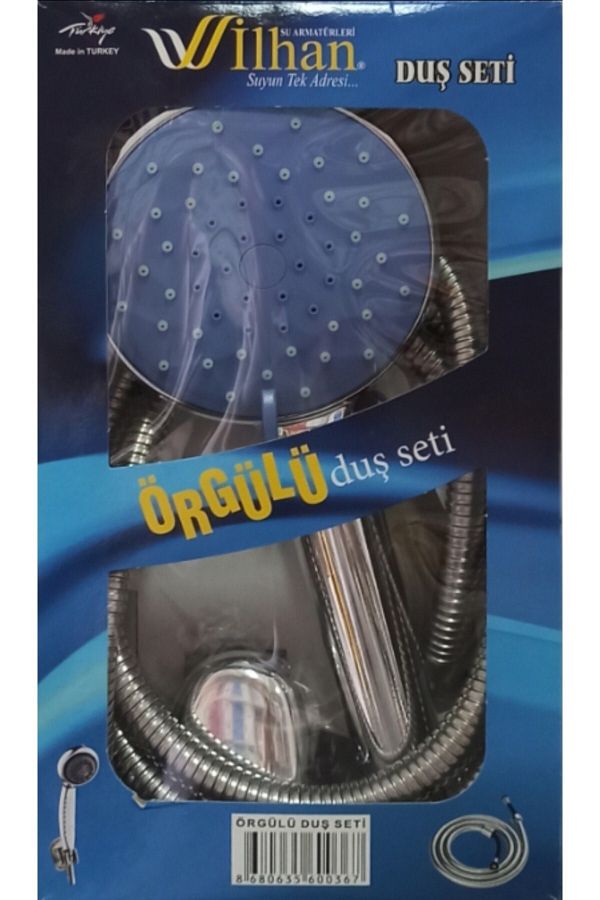 Hesaplı Hırdavat-Quality Mesh Shower Set (3 Functions Large Shower Head) 1