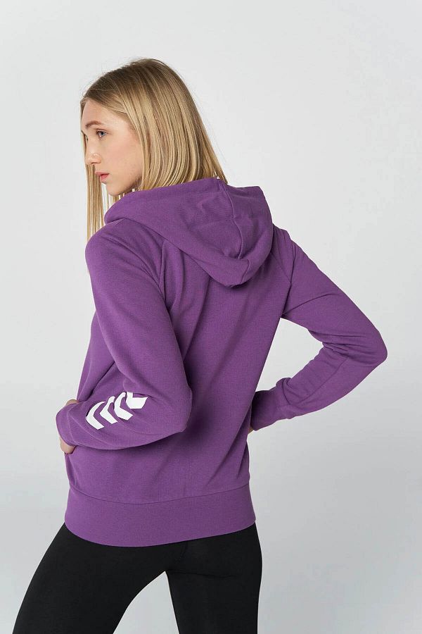 hummel Purple Women s Jacket 921458 3607 Hmlt noni 2.0 Zip Hoodie Trendyol