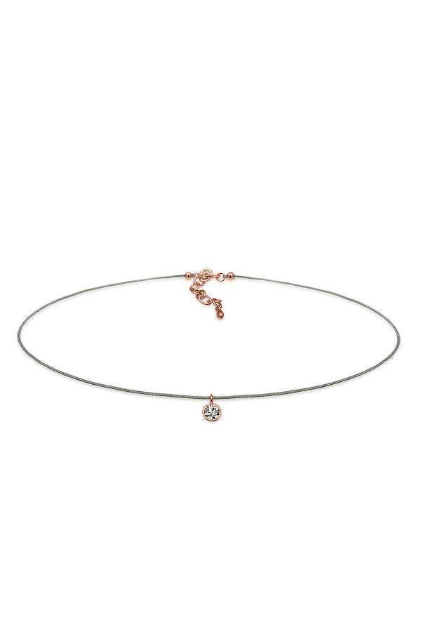 ELLI-Halskette Basic Choker Kristalle 925 Silber 1