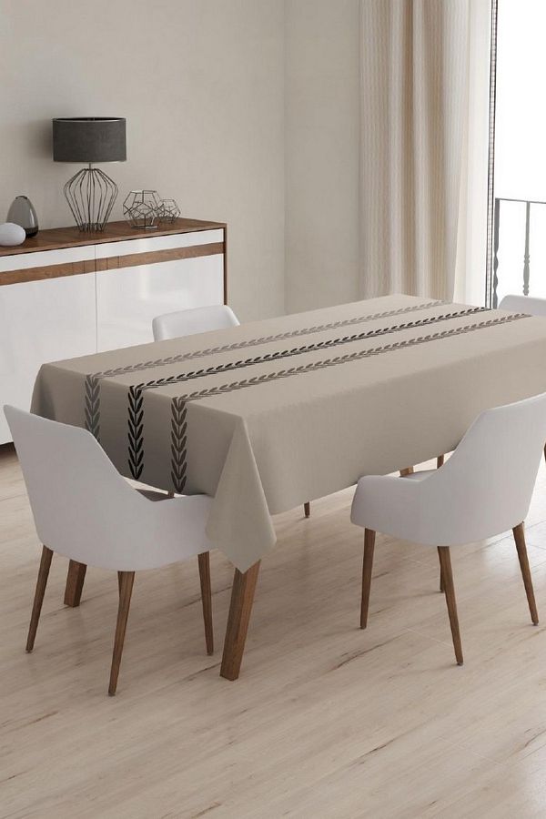Çt Çeyizci Tekstil-Digital Printed and Patterned Non-Slip Tablecloth 1