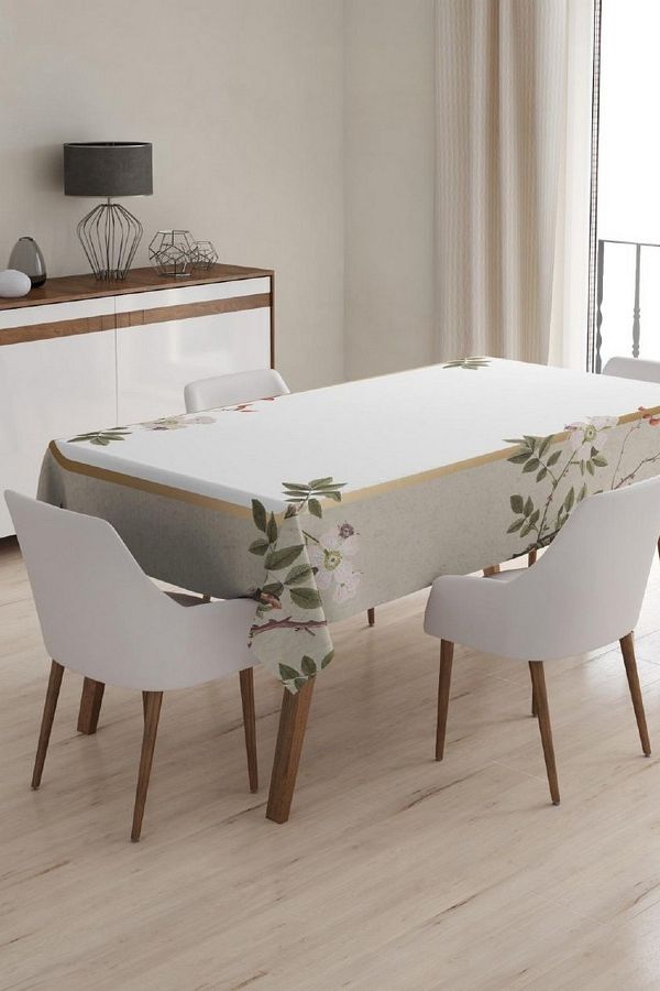 Çt Çeyizci Tekstil-Digital Printed and Patterned Non-Slip Tablecloth 1