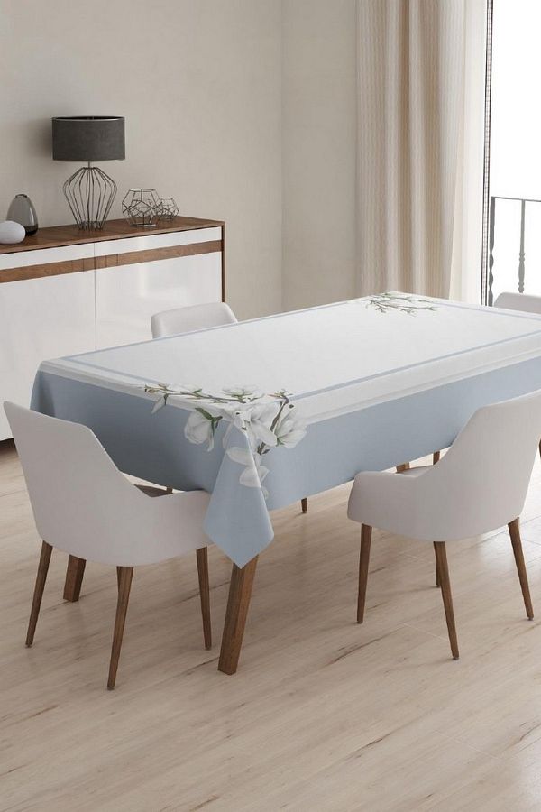 Çt Çeyizci Tekstil-Digital Printed and Patterned Non-Slip Tablecloth 1