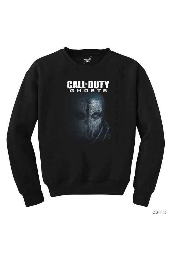 Z zepplin-Call of Cod Ghosts Black Sweatshirt 1