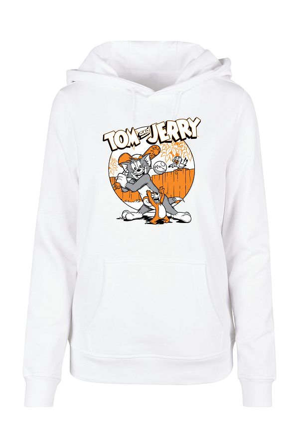 F4NT4STIC-Damen Tom und Jerry spielen Baseball mit Ladies Basic Hoody 1