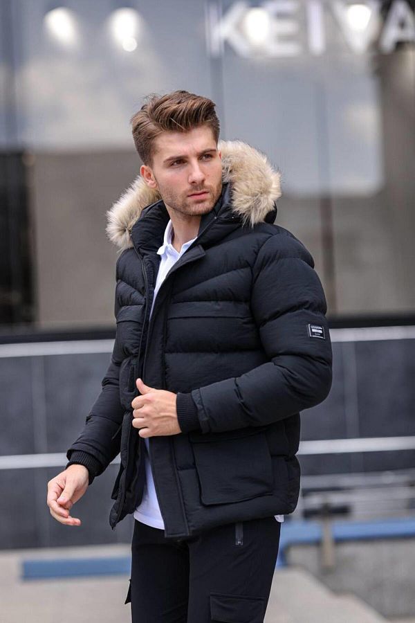 PR FALD Men s Puffer Jacket Comfortable Fit and Stylish Design Trendyol