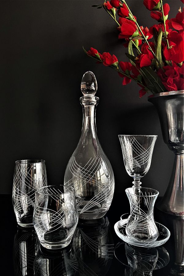 DECOSTYLE-Alev 31 Piece Paşabahçe Glass Cup Set for 6 People 1