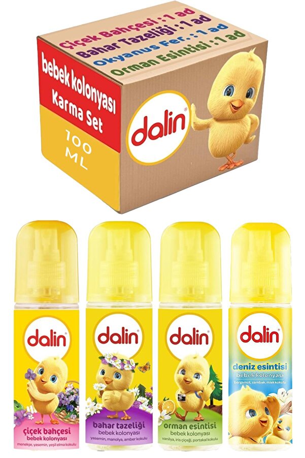 Dalin Bebek Kolonyası 100 ml Avantajlı 4'lü Paket