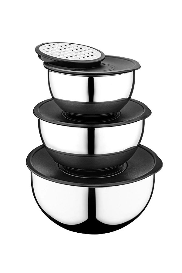 DsCasa-9 Piece Mixing and Storage Container Set with Grater 1