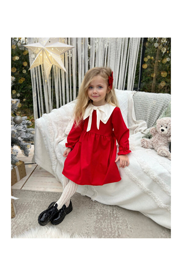 BİHAYALBİÇOCUK Cindy Kırmızı Elbise