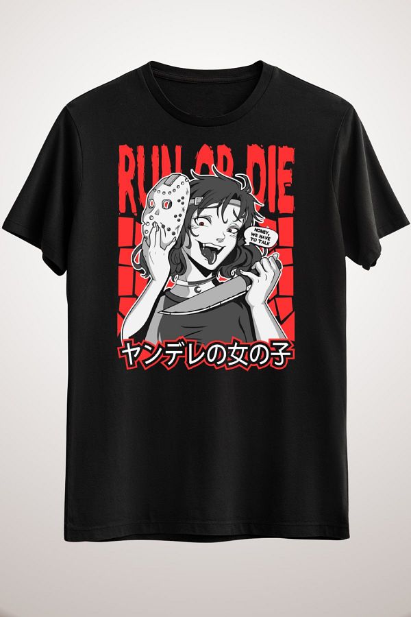 geative-Unisex Black Ecchi Yandere Girl Lewd Waifu Anime For Hentai Otaku 1