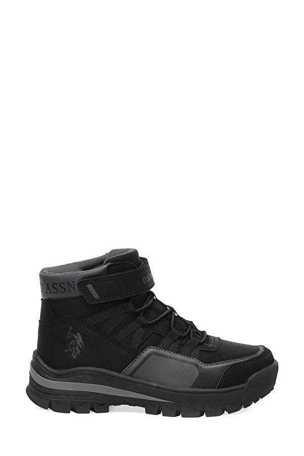 U.S. Polo Assn.-US Polo Assn.Carl Hı Jr 3Pr Boys' Boots - BLACK/BLACK 1