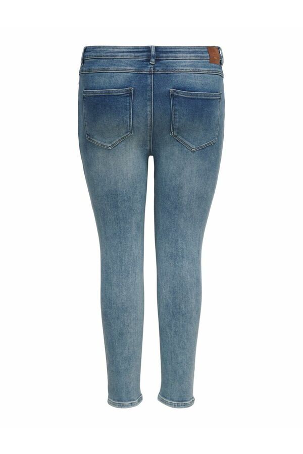 CARMAKORA Damen Jeans Weitbeinig - Hohe Taille Für Plus Size