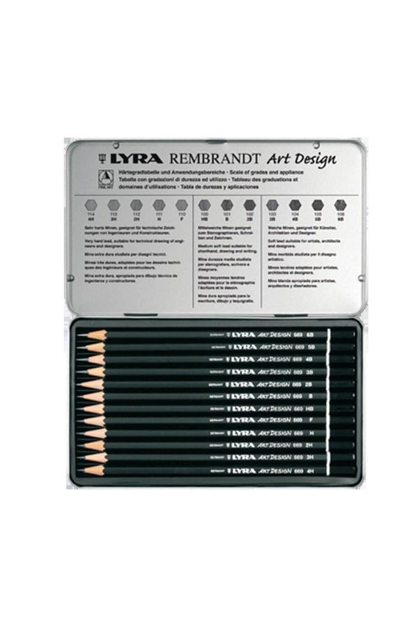 LYRA-Art Design Graduated Pen 12 Colors Metal Mixed L1111120 1