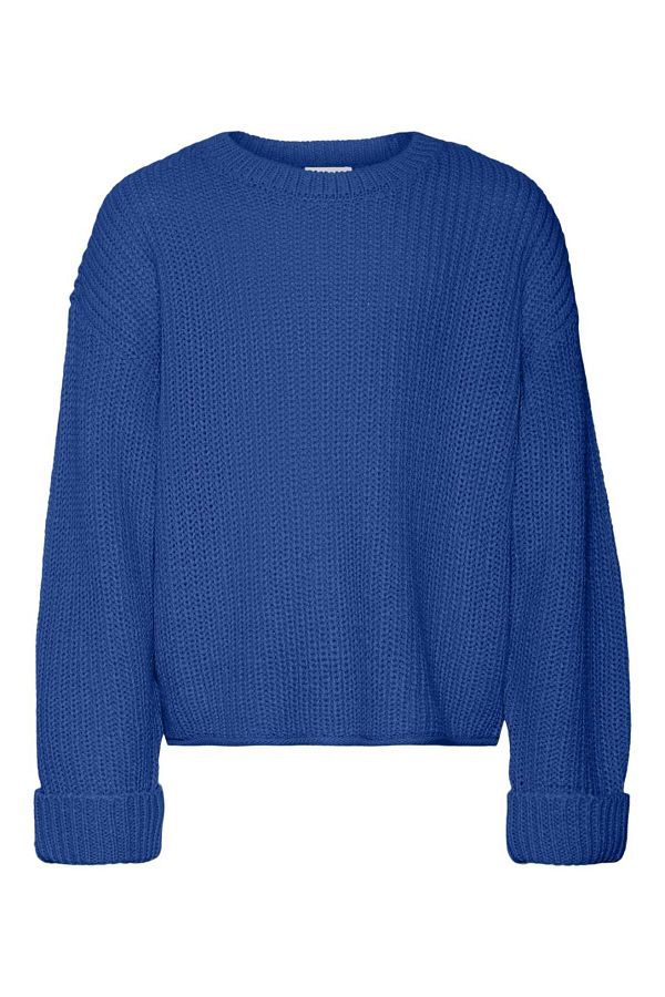 Vero Moda Girl-Strickpullover VMSAYLA FOLD LS O-YAKA PULLOVER BO KIZ 1