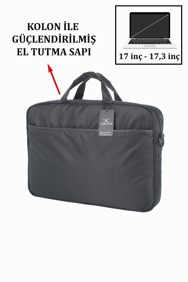 Case Club 17 inch 17.3 inch Laptop Bag 5mm Shock Absorbing Protection Waterproof Fabric Trendyol