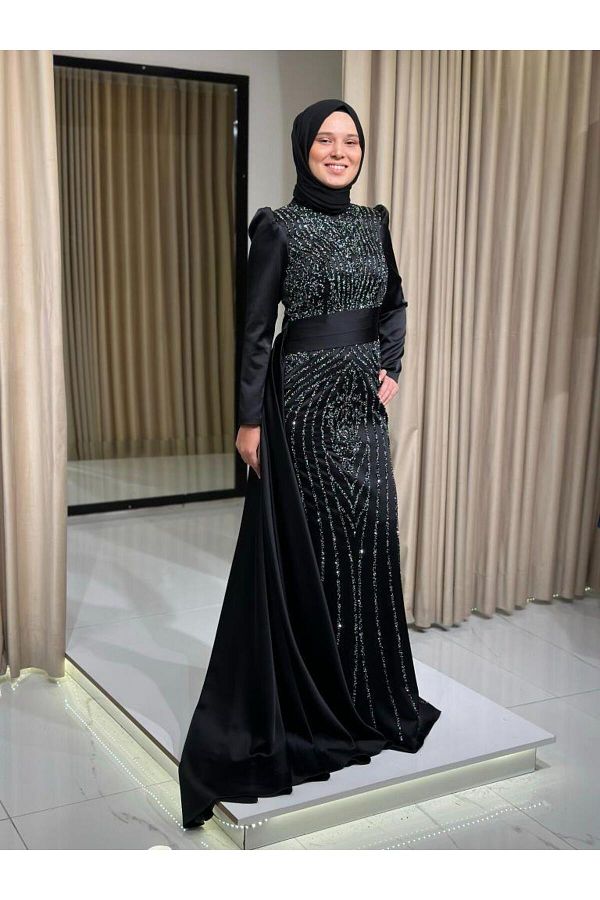 Dress glitter muslimah sales