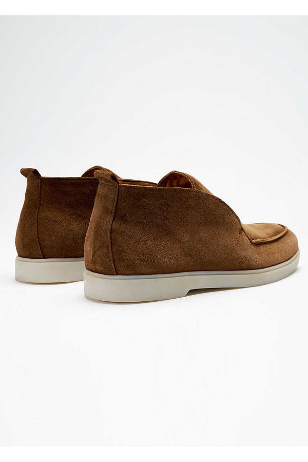 Boris Becker-Camel Color Suede Boots 1