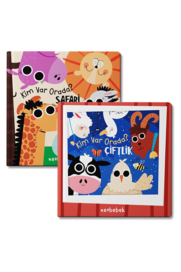 Neobebek Kim Var Orada? Keçe Flaplı Kitap Seti (2 Kitap)