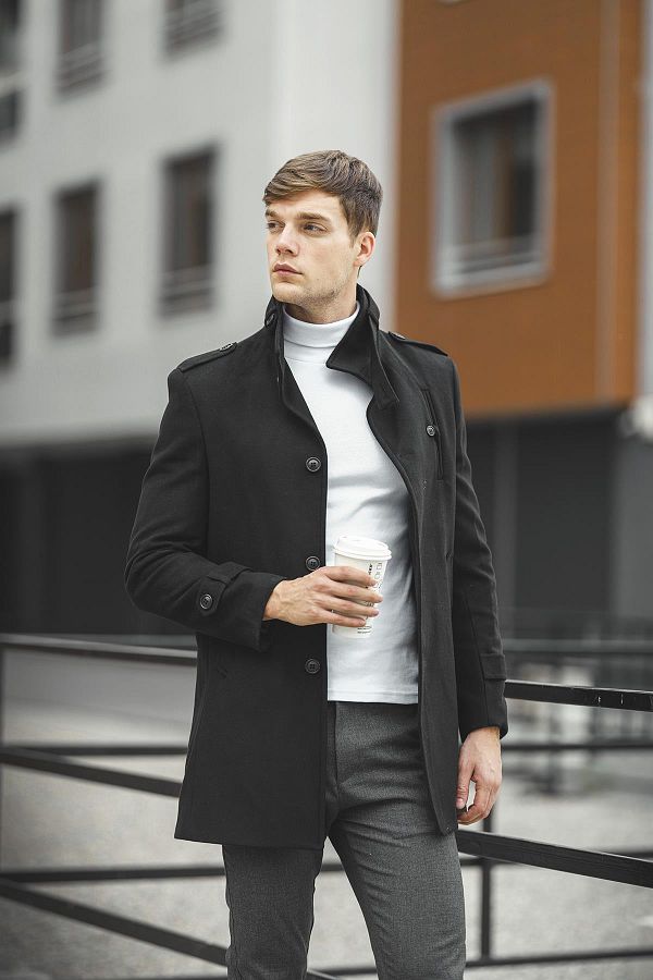 Slim fit coat top