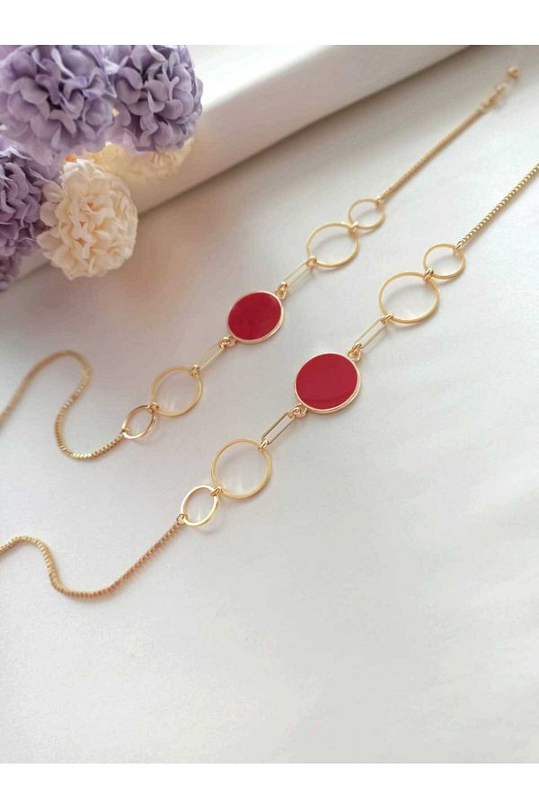ZeZe Tasarım Handmade By Hülya-Glasses Chain 1