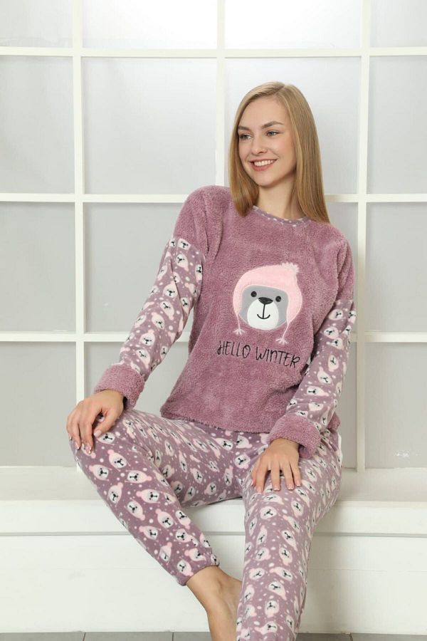 Ciela Women s Young Teddy Bear Model Pajama Set Trendyol