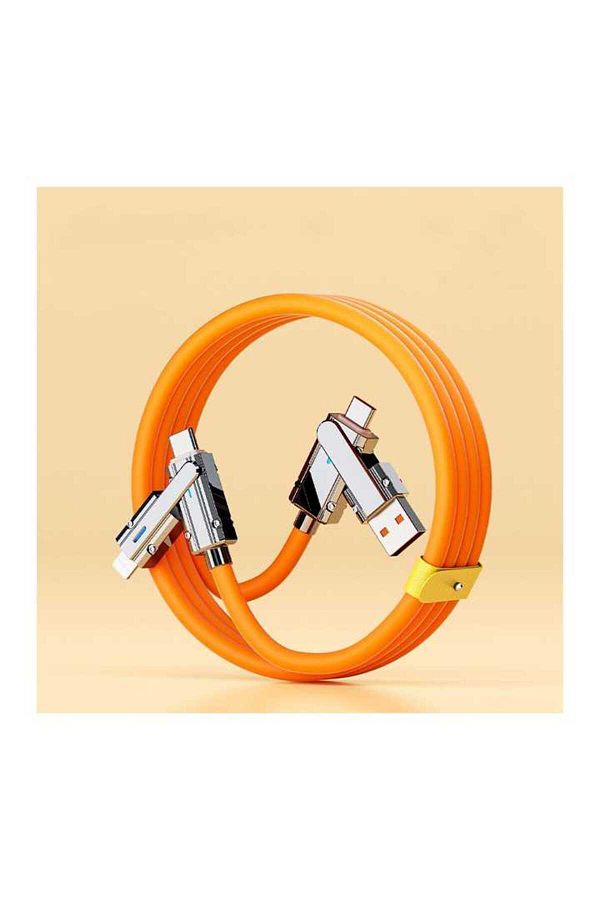 Deppo Trend-Type-C Type-C Type-C Lightning Usb Type-C Usb Lightning 120w 6A Turbo شحن سريع وكابل بيانات 1