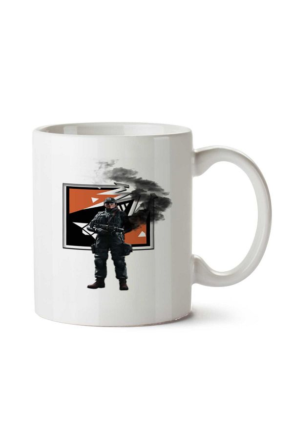 ART HEDİYE-Ash - كوب Rainbow Six Siege.png مطبوع على الجانبين 1