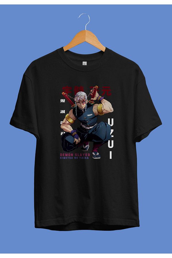 FULL TOLERANCE-Oversize Demon Slayer Tengen Uzui Special Design Anime T-Shirt 1