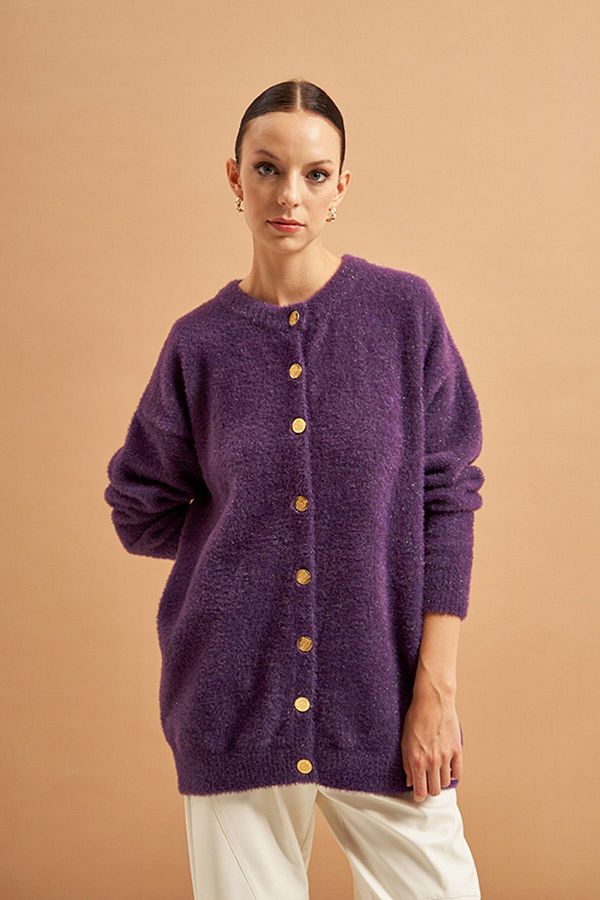 Angora cardigan best sale